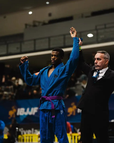 Progress jiu-jitsu athlete at a competition