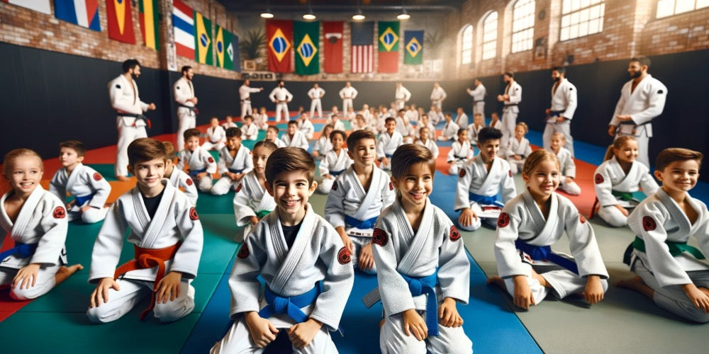kids starting Jiu Jitsu