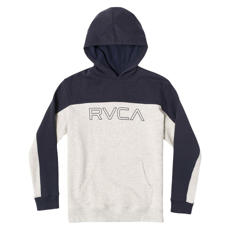 Weißschwarzer RVCA Bali Farbblock Hoodie