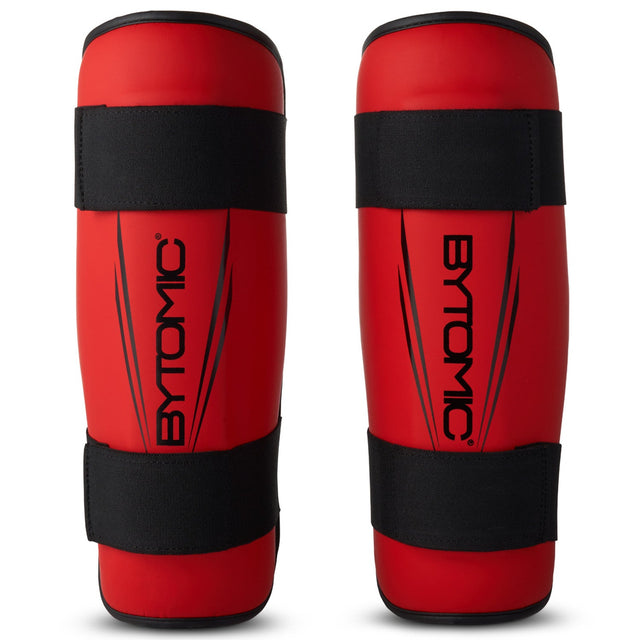 Bytomic Axis V2 Shin Guards Red/Black
