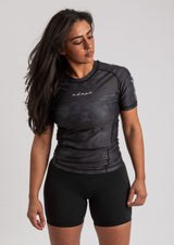Adapt Jiu-Jitsu Womens Prism Rash Guard Black