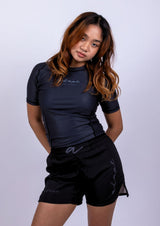 Adapt Jiu-Jitsu Womens Classic Rash Guard Black