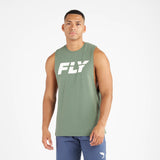 Fly Big Logo Tank Green