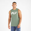 Fly Big Logo Tank Green