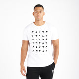 Fly Monogram Tee White
