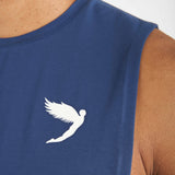 Fly Small Logo Tank Blue