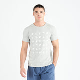Fly Monogram Tee Grey