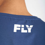 Fly Small Logo Tee Blue
