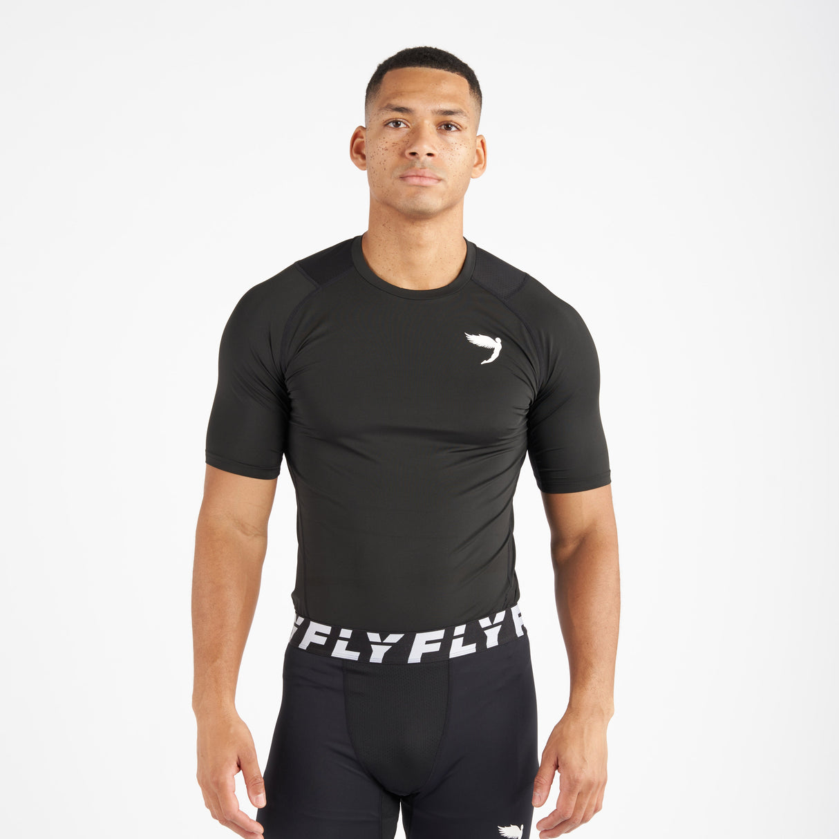 Fly Compression Top Black