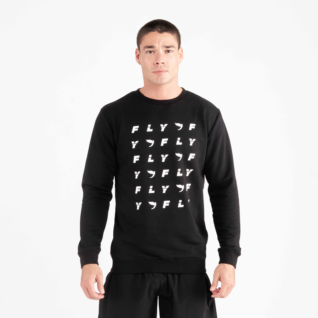 Fly Monogram Jumper Black