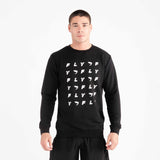 Fly Monogram Jumper Black