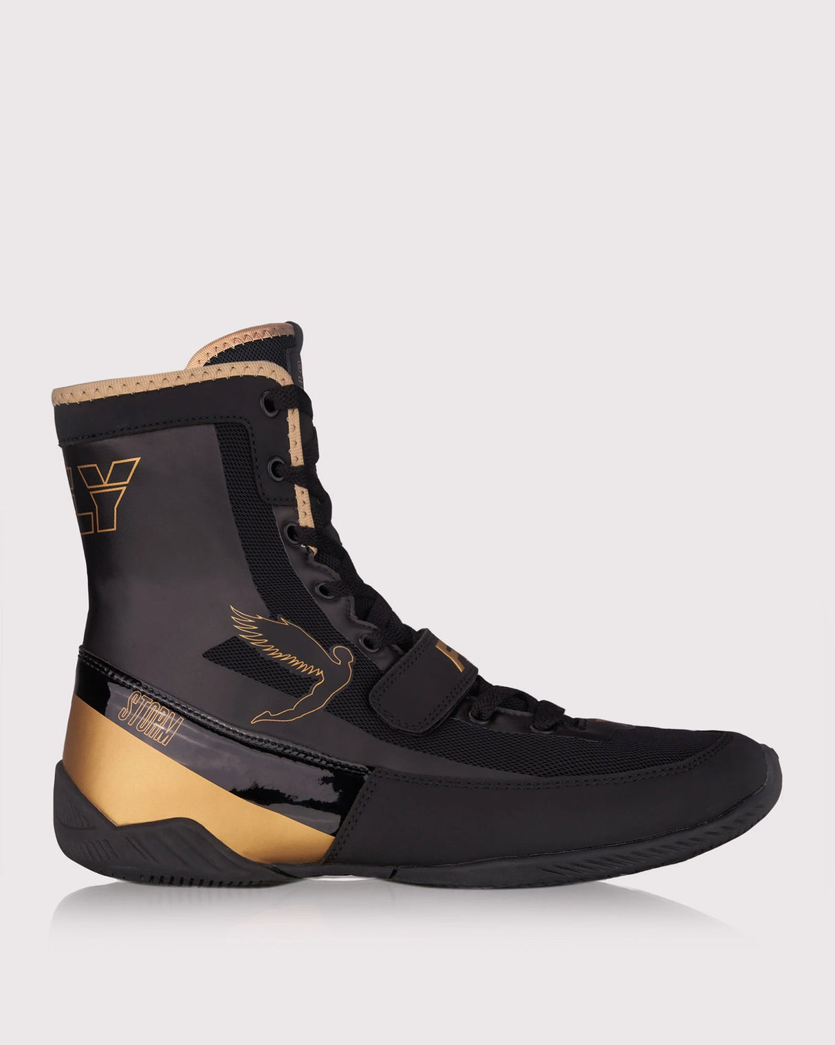 Fly Storm Boxing Boots Black/Gold