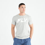 Fly Big Logo Tee Grey