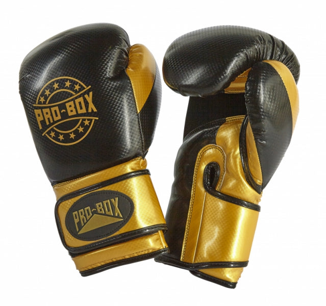 Pro-Box Champ Spar Boxing Gloves Black/Gold