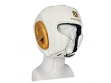 Pro-Box Champ Spar Head Guard White/Gold