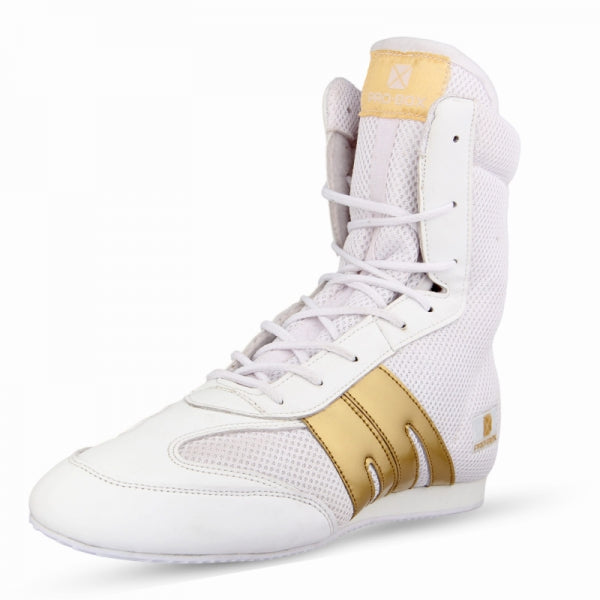 Pro-Box Classic Junior Boxing Boots White/Gold