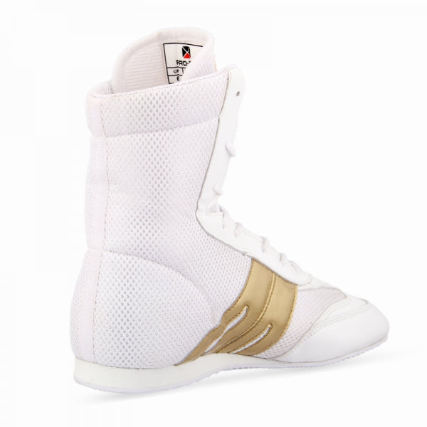 Pro-Box Classic Junior Boxing Boots White/Gold