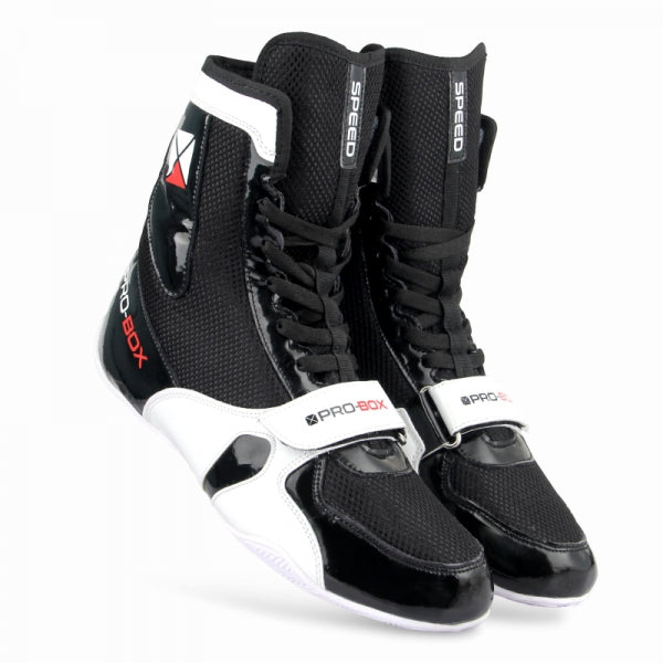 Pro-Box Speed Junior Boxing Boots Black/White