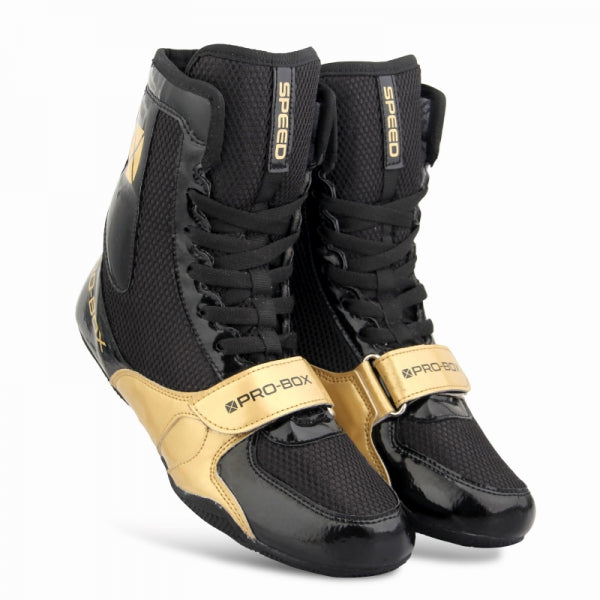 Pro-Box Speed Boxing Boots Black/Gold