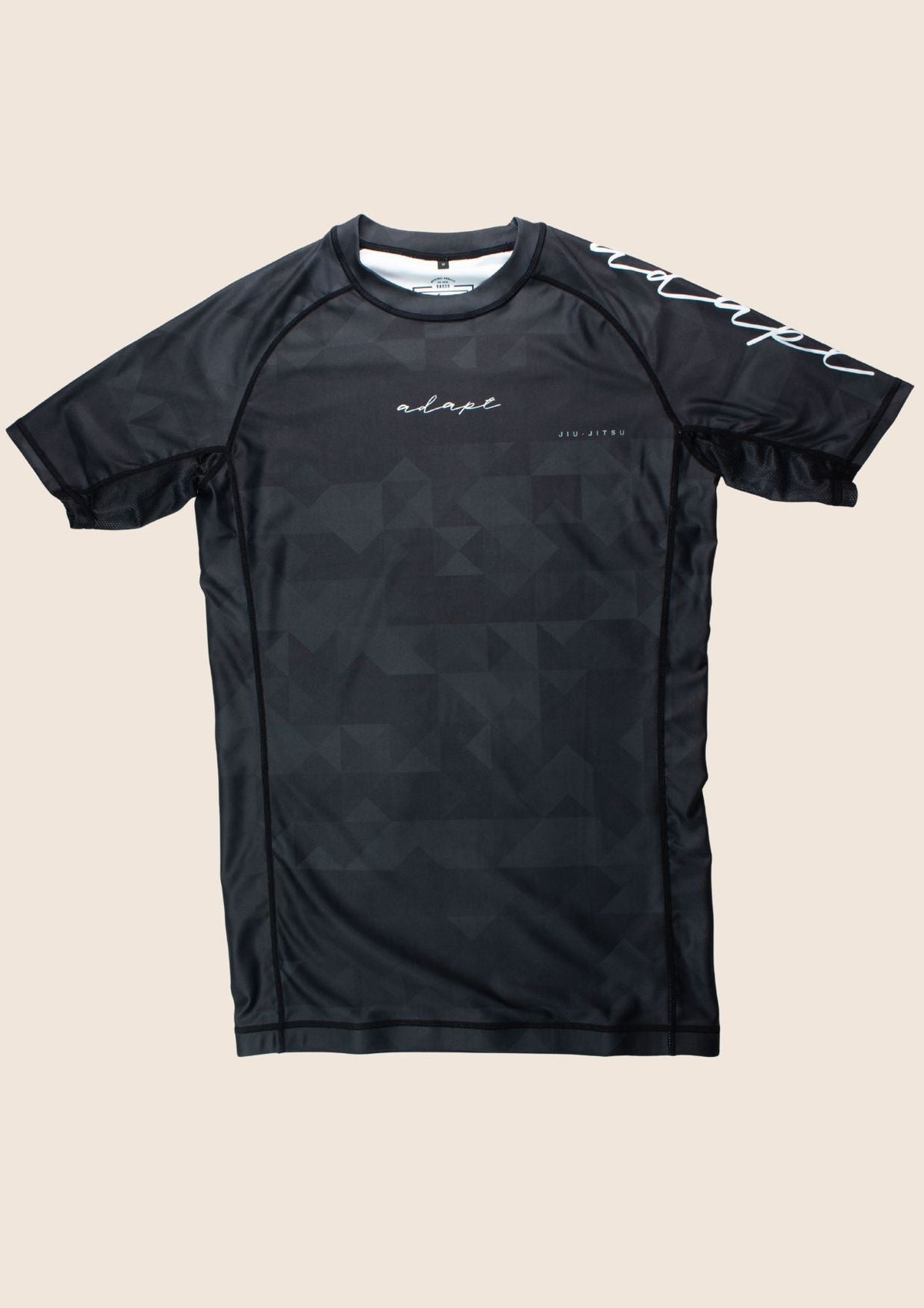 Adapt Jiu-Jitsu Mens Prism Rash Guard Black