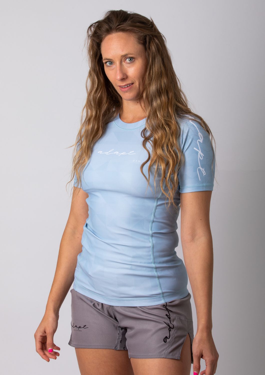 Adapt Jiu-Jitsu Womens Prism Rash Guard Ice