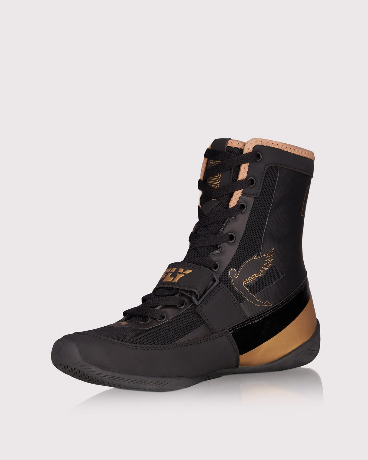 Fly Storm Boxing Boots Black/Gold