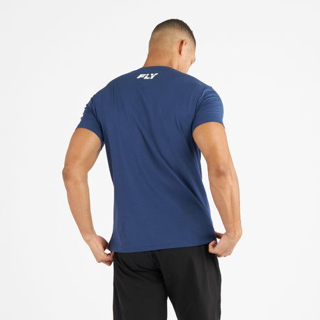 Fly Big Logo Tee Blue