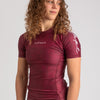 Adapt Jiu-Jitsu Womens Prism Rash Guard Maroon