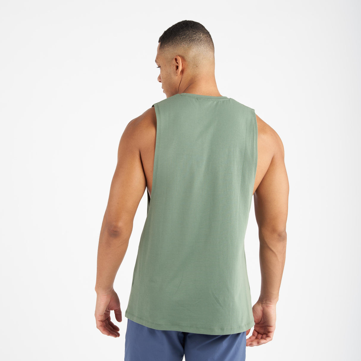 Fly Big Logo Tank Green