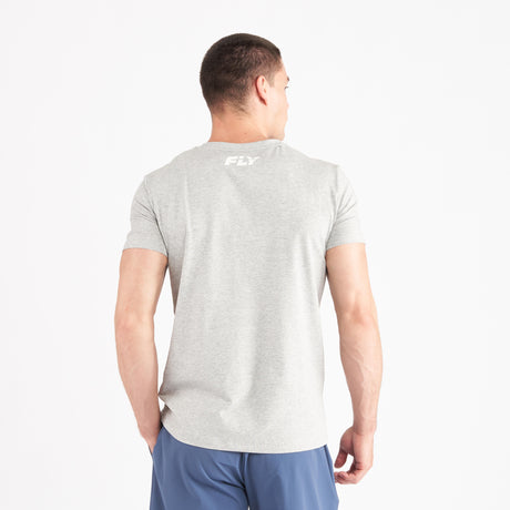 Fly Big Logo Tee Grey