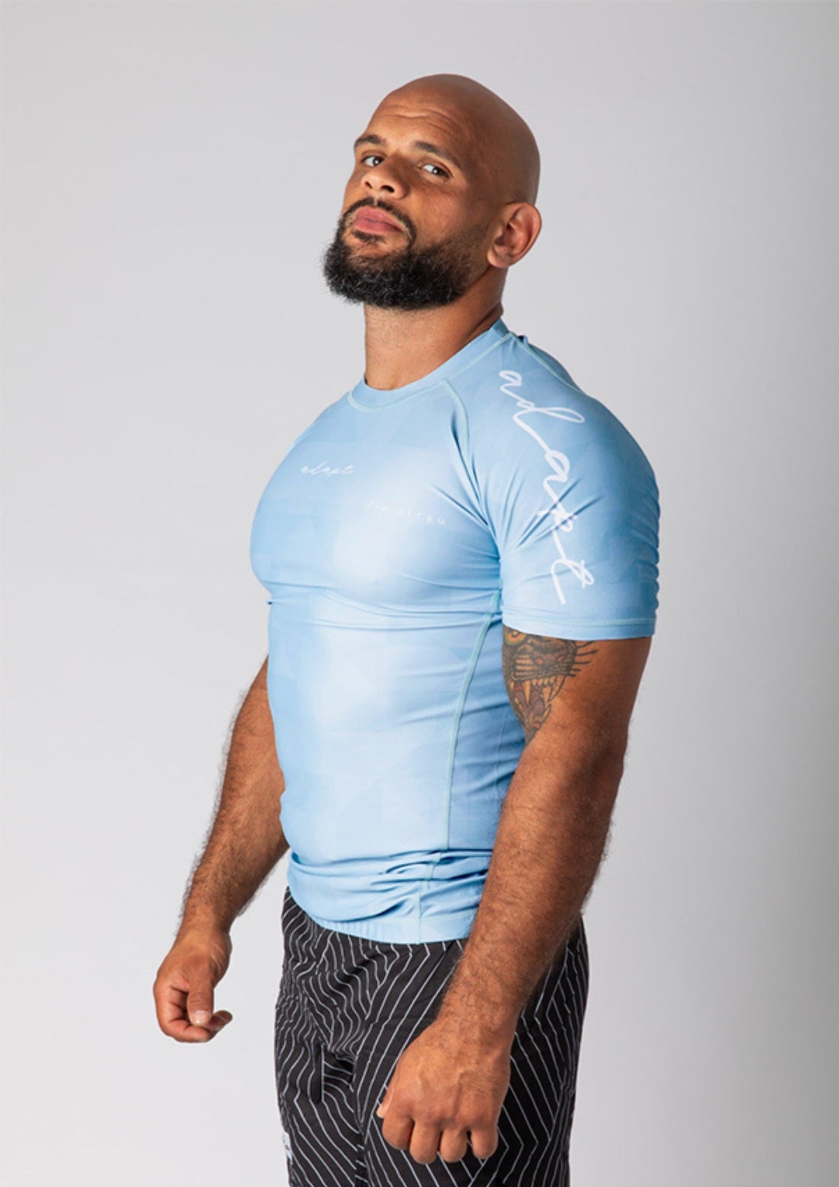Adapt Jiu-Jitsu Mens Prism Rash Guard Ice