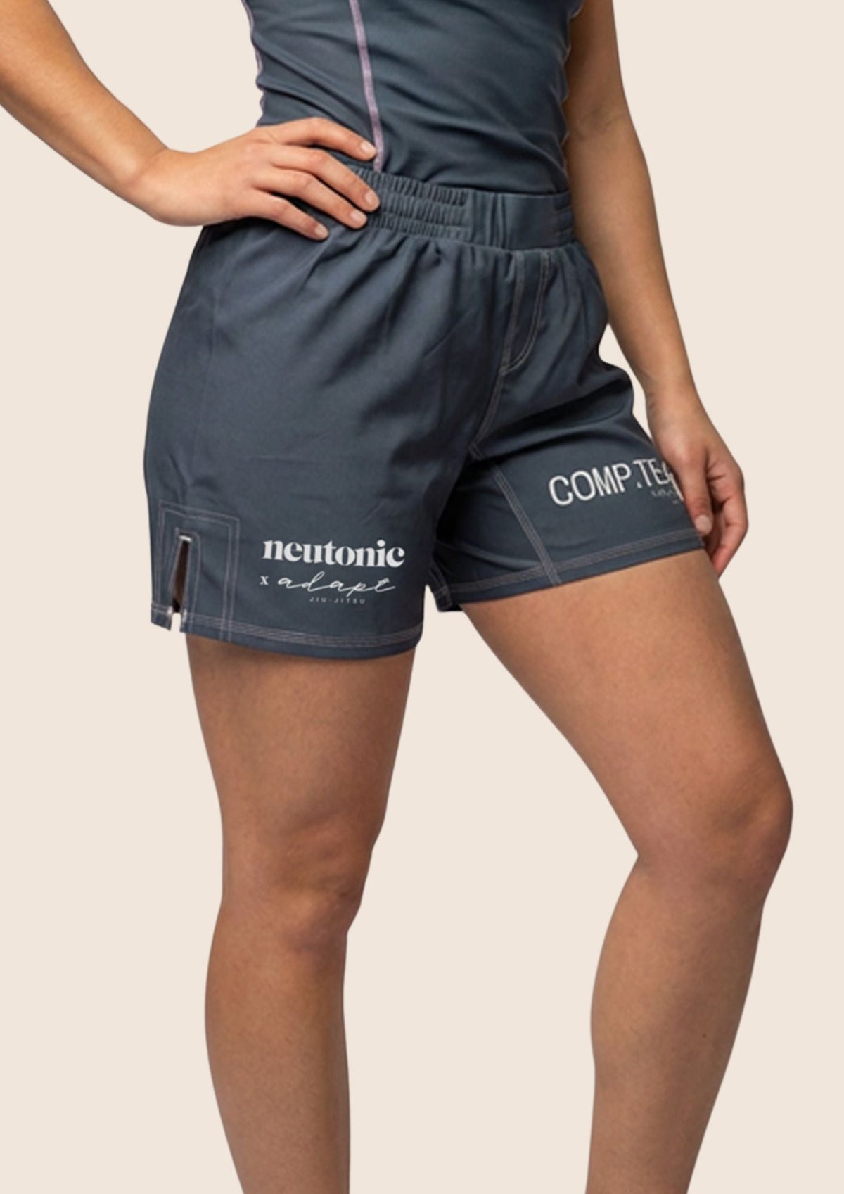 Adapt Jiu-Jitsu Neutonic x Adapt Comp Team Shorts Gunmetal Grey