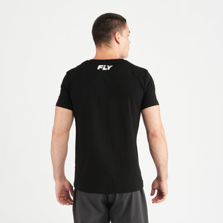 Fly Monogram Tee Black