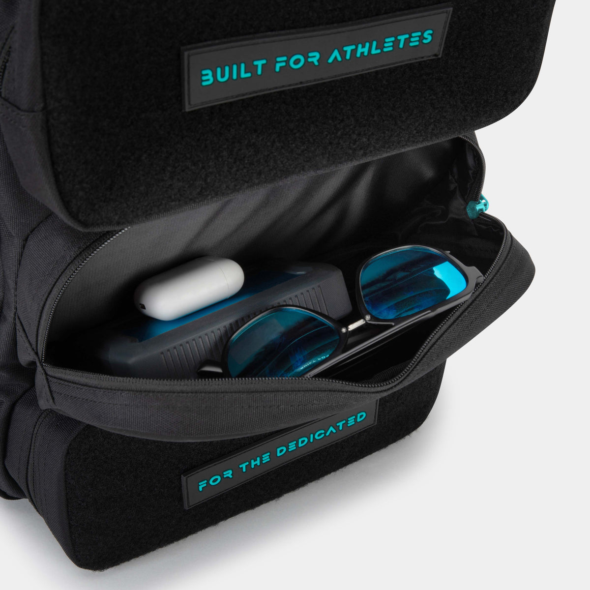 Built For Athletes Hybrid 35L Backpack Black/Aqua