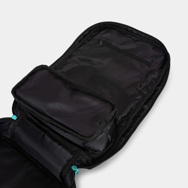 Built For Athletes Hybrid 35L Backpack Black/Aqua