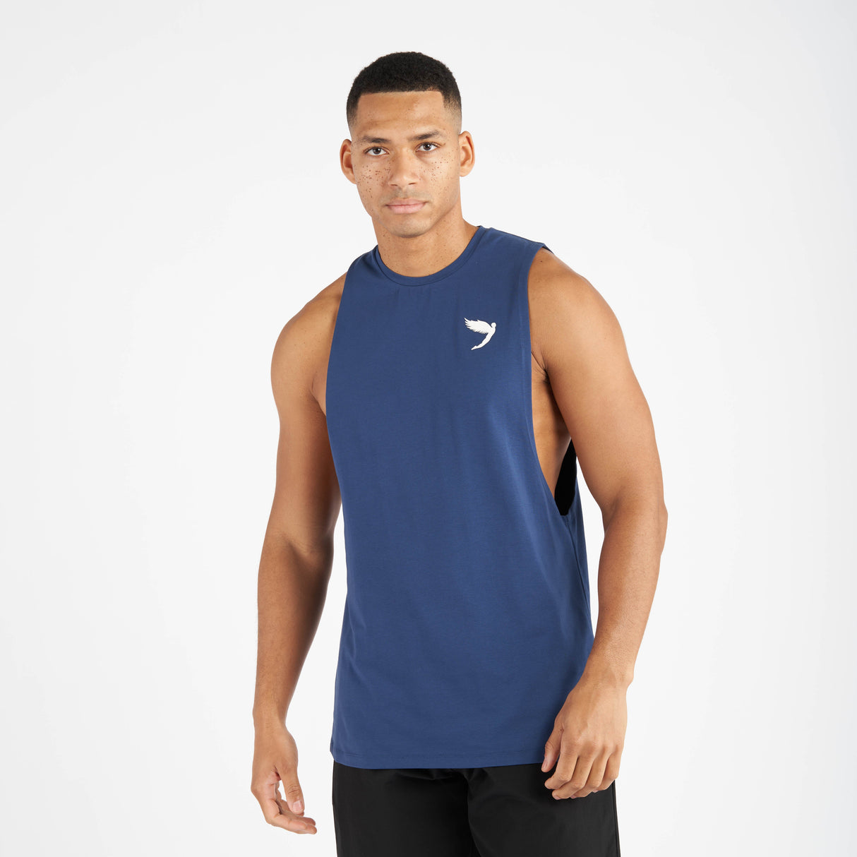 Fly Small Logo Tank Blue