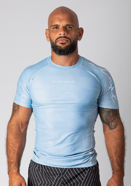 Adapt Jiu-Jitsu Mens Prism Rash Guard Ice
