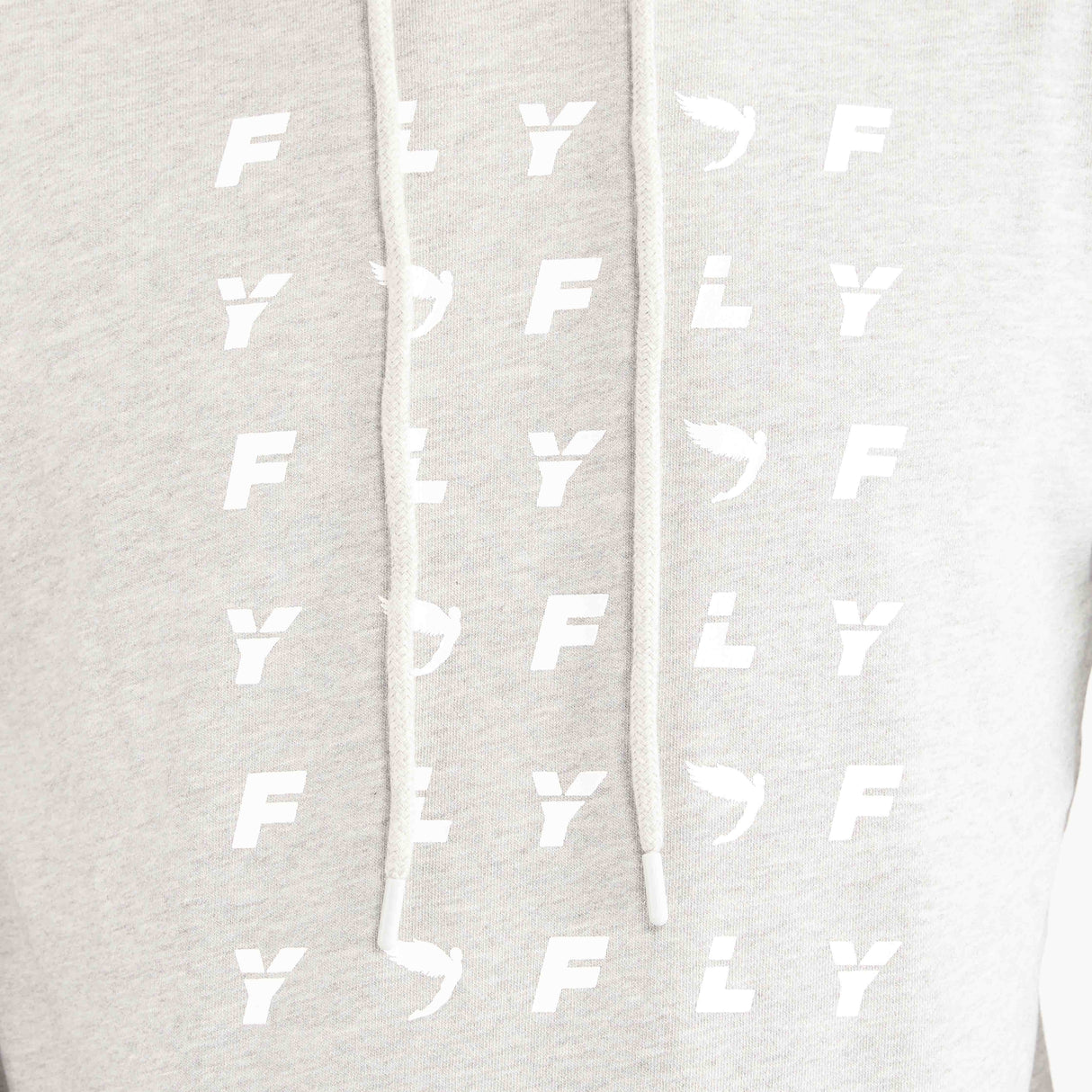 Fly Monogram Hoodie Grey