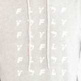Fly Monogram Hoodie Grey