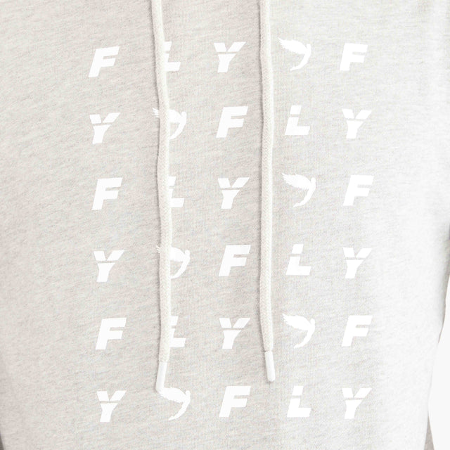 Fly Monogram Hoodie Grey