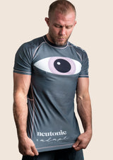 Adapt Jiu-Jitsu Mens Neutonic x Adapt Comp Team Rash Guard Gunmetal Grey