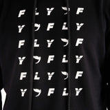 Fly Monogram Hoodie Black
