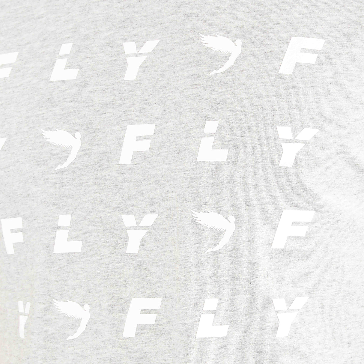 Fly Monogram Tee Grey