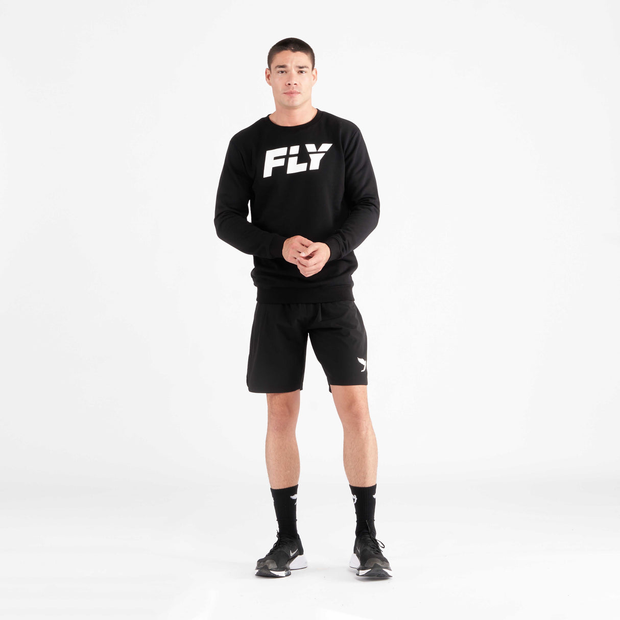 Fly Big Logo Jumper Black