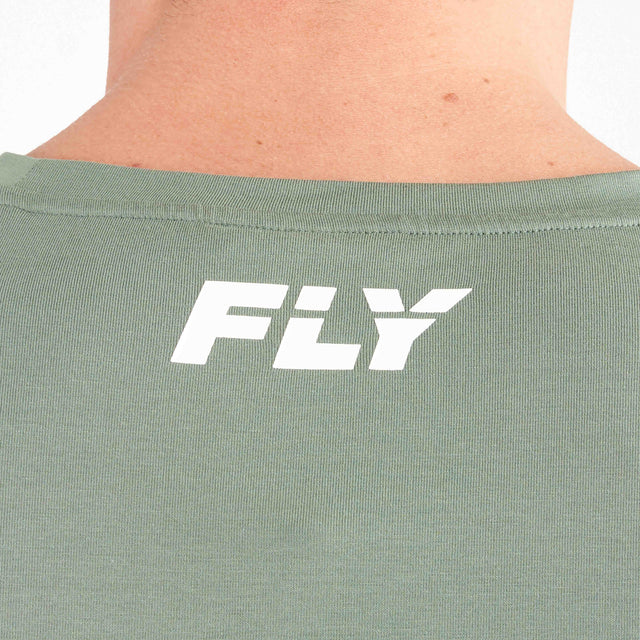 Fly Monogram Tee Green