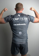 Adapt Jiu-Jitsu Mens Neutonic x Adapt Comp Team Rash Guard Gunmetal Grey