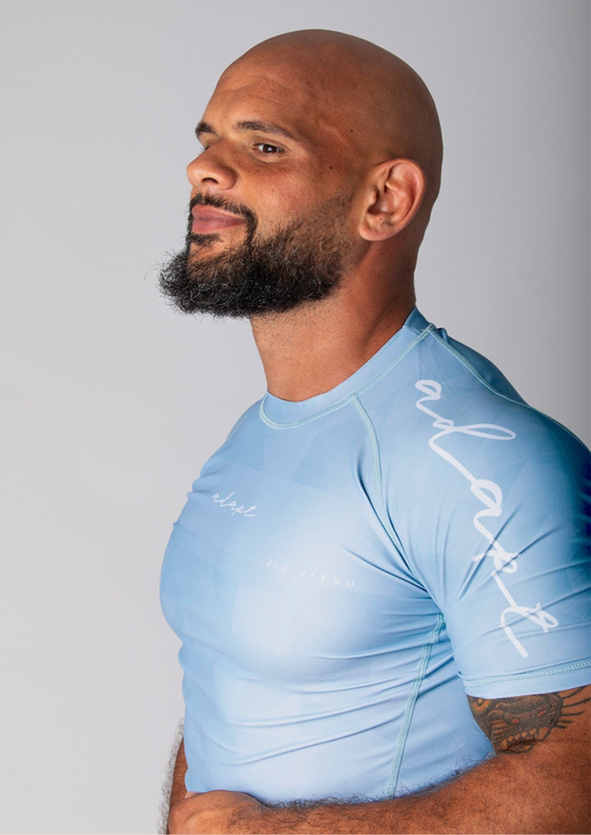 Adapt Jiu-Jitsu Mens Prism Rash Guard Ice