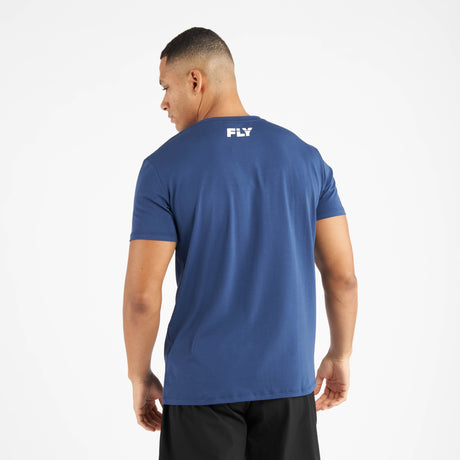 Fly Monogram Tee Navy