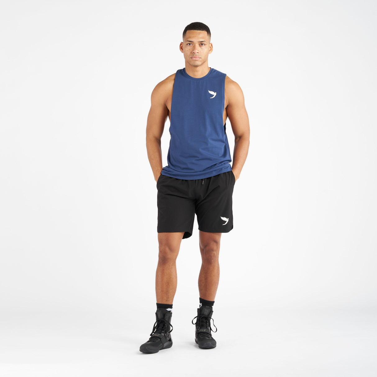 Fly Small Logo Tank Blue