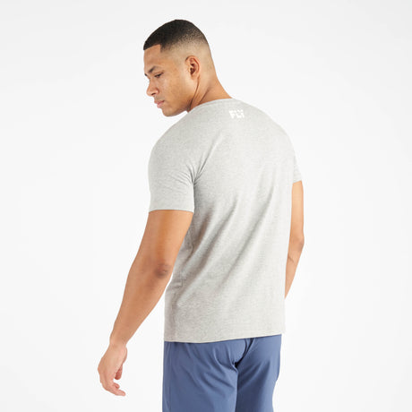 Fly Small Logo Tee Grey
